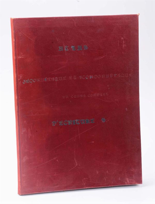 Théophile Blanchard Atlas  Géographique et Iconographique du cours complet d'ecritures sainte...Parigi, 1844