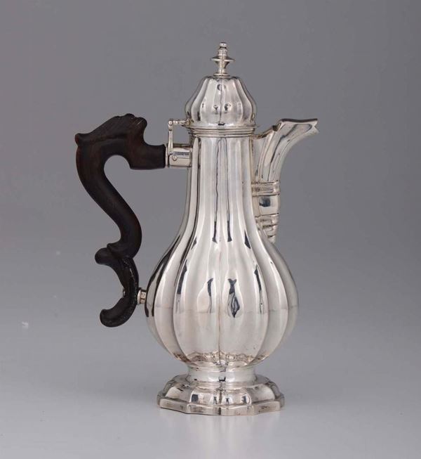 A silver coffee pot, Venice, last quarter of the 18th century, N.R. tester