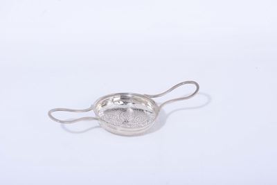 Colino in Argento con Anse Laterali, Londra 1838, Argentiere Cag