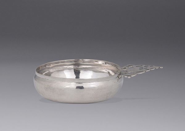 A silver bowl, London 1692, maker J.S (?)