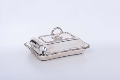 Legumiera in Argento, Londra 1825, Argentiere Re-eb