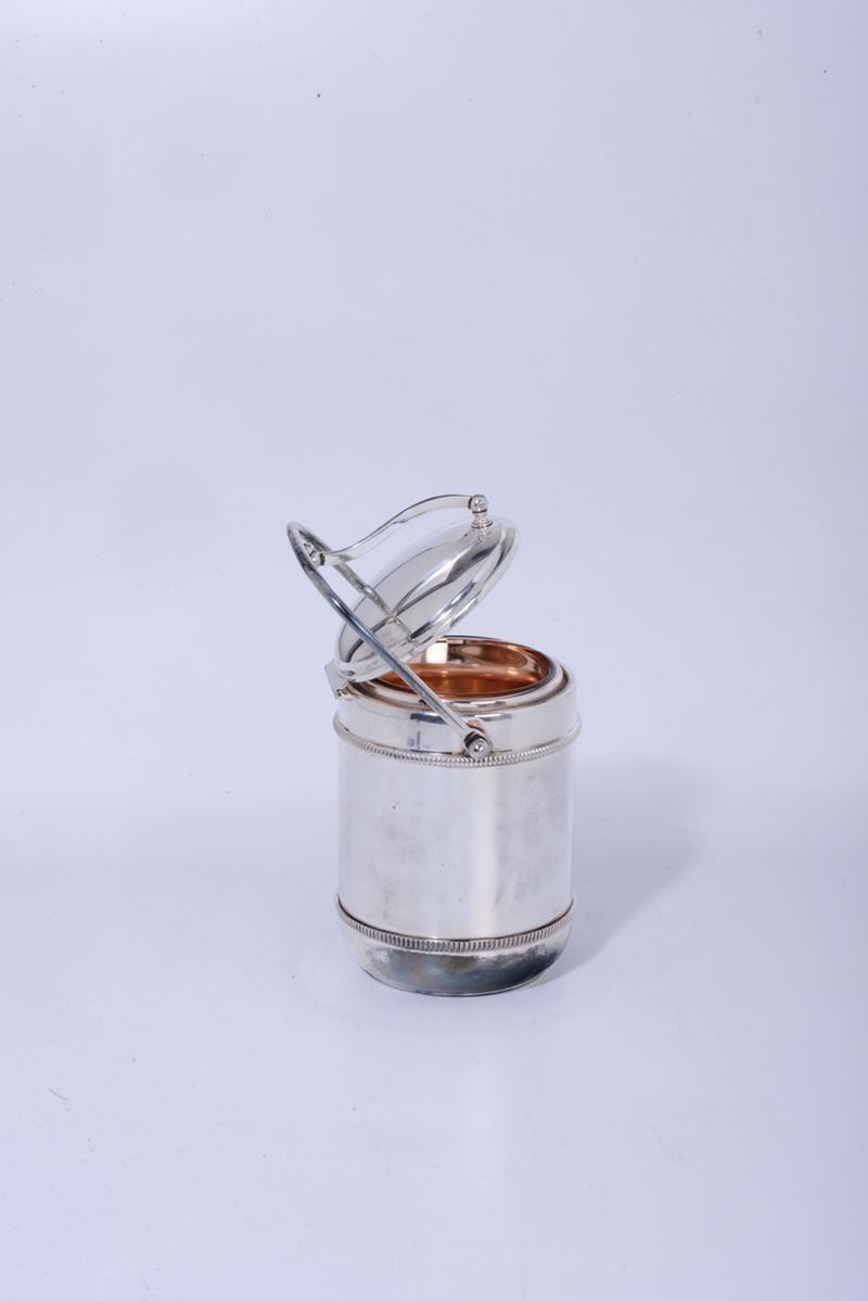 Secchiello porta ghiaccio in argento, XX secolo  - Auction Fine Art - Cambi Casa d'Aste