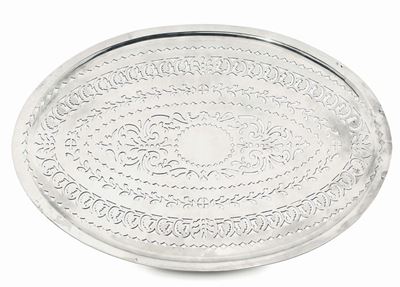 Strainer Ovale in Argento Traforato, Londra 1800