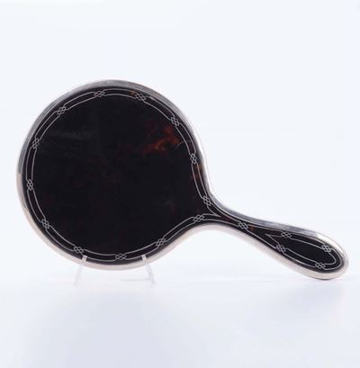 Specchio in Argento e Simil Tartaruga, Birmingham M-1915