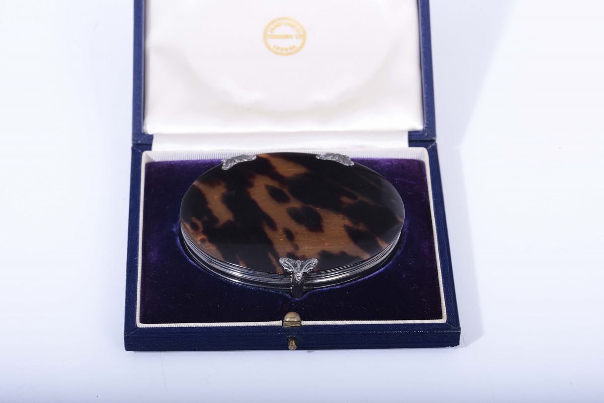 Lente da Ingrandimento in Argento e Tartaruga, Fine XIX Secolo