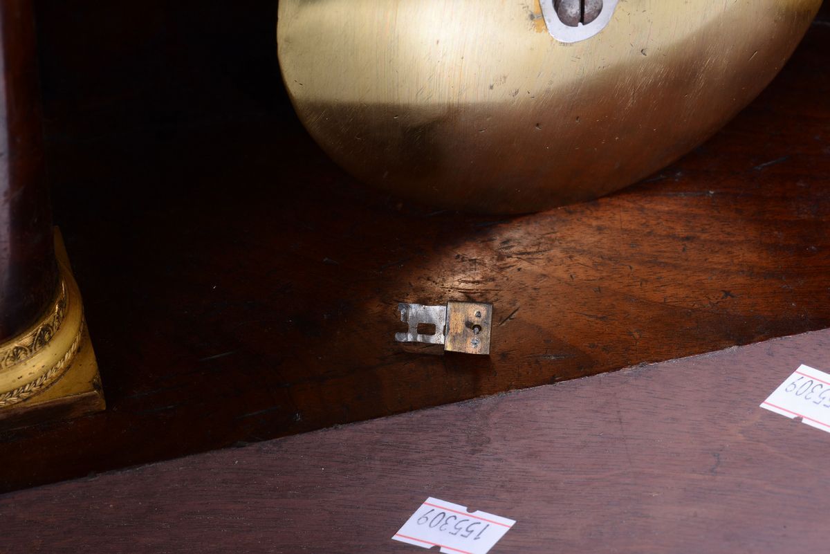 Pendola da Tavolo a Portico, Debay a Paris, Francia XIX Secolo