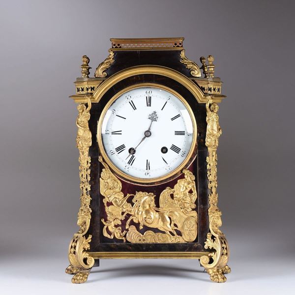 A Louis XIV table clock, France, 18th century