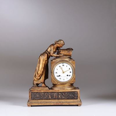 Pendola da Tavolo, Robert Et Courvoisier, Svizzera, XVIII Secolo