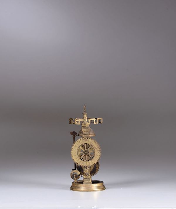 A 19th century replica of a 15th century monastic alarm clock