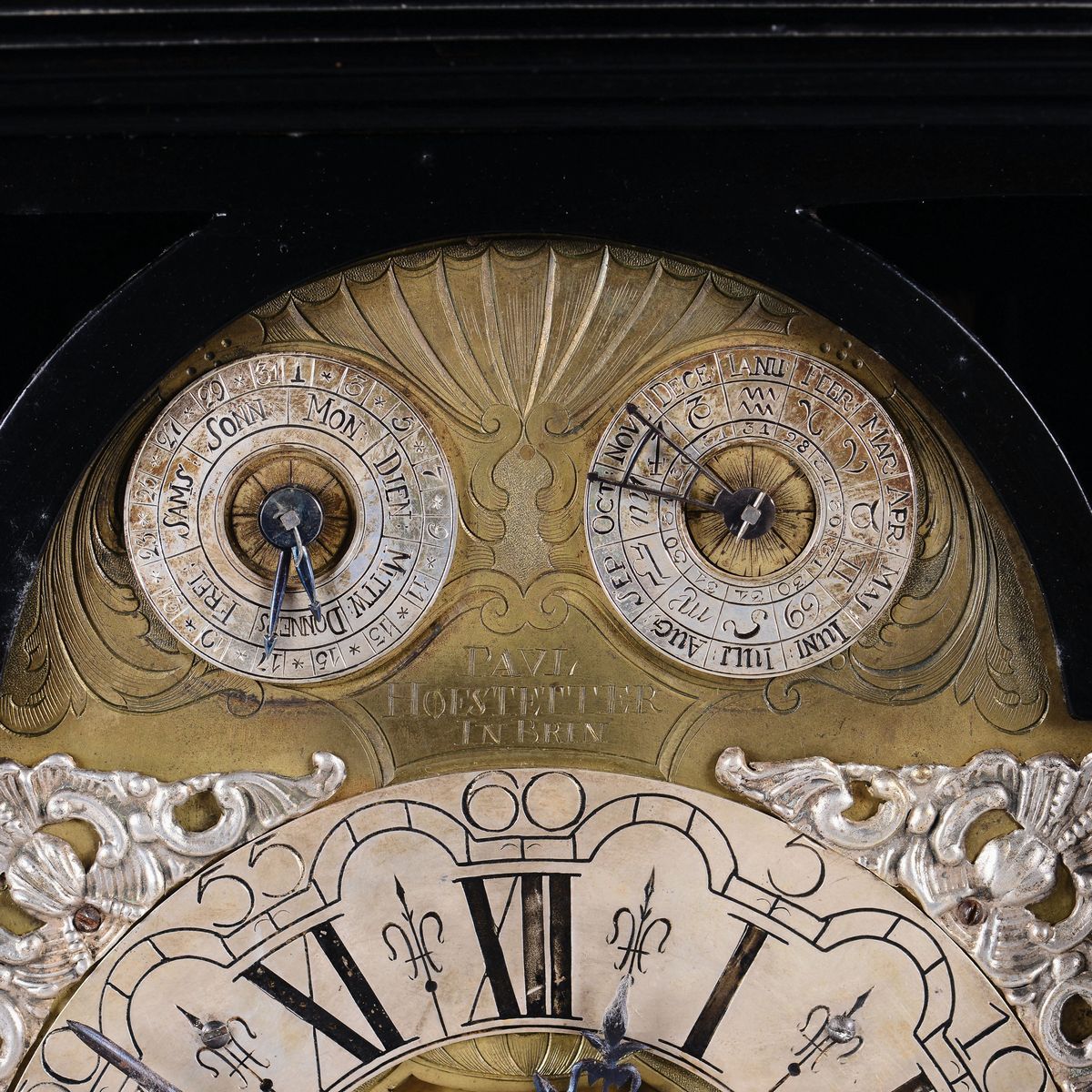 Pendola da Tavolo, Paul Hoestetter in Brin, Vienna, XVIII Secolo