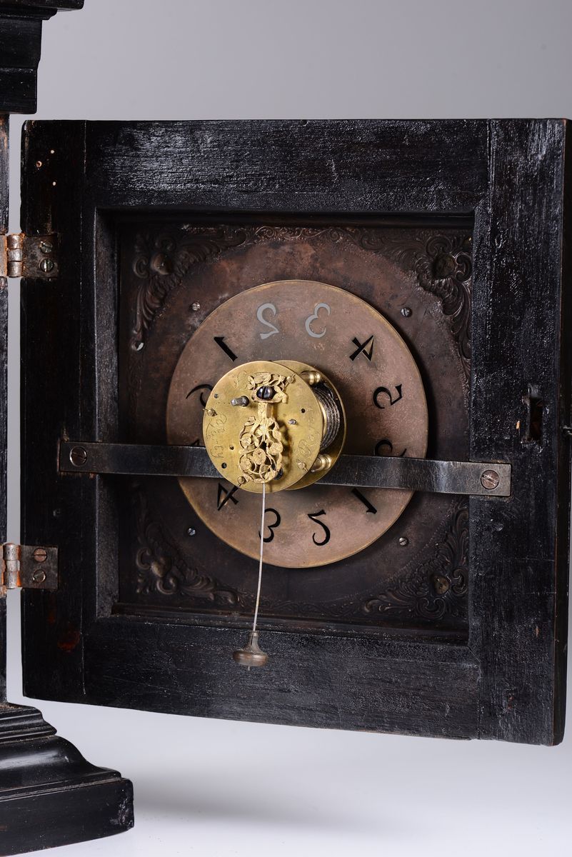Orologio Notturno in Legno Ebanizzato, Roma, XVIII Secolo