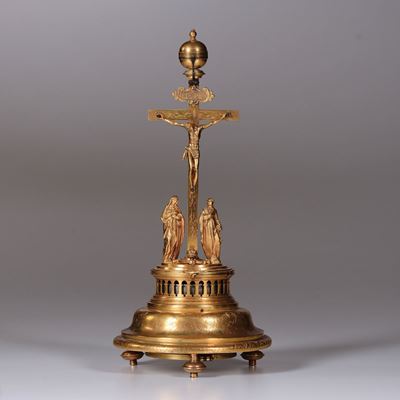Orologio a Calvario, Jacob Mayr, Austria XVIII Secolo