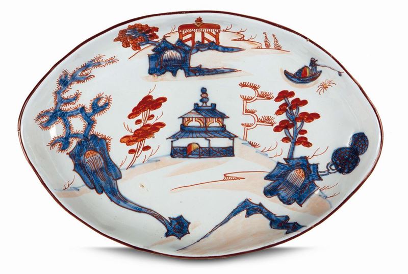 A maiolica tray, Milan, Felice Clerici and Pasquale Rubati factory, circa 1745-80  - Auction Majolica and porcelain from the 16th to the 19th century - Cambi Casa d'Aste