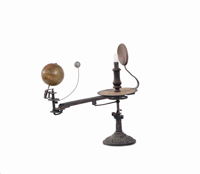 Planetario o Tellurio, Erd Globus, Ldw. Jul. Heymann, Germania ultimo quarto XIX secolo  - Auction Maritime Art and Scientific Instruments - Cambi Casa d'Aste