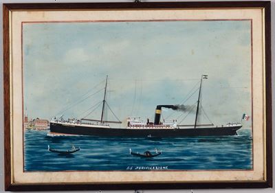 Giovanni Luzzo (XIX-XX Secolo)ritratto della S/s “purificazione” Davanti a Venezia
