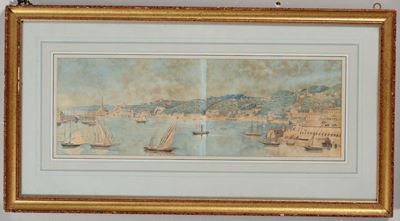 Anonimo della Prima Metà del XIX Secoloveduta del Porto di Genova