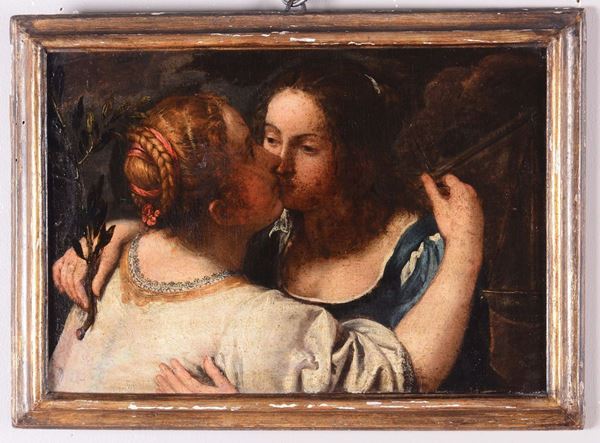 Scuola del XVIII-XIX secolo Allegoria della Pace e della Giustizia