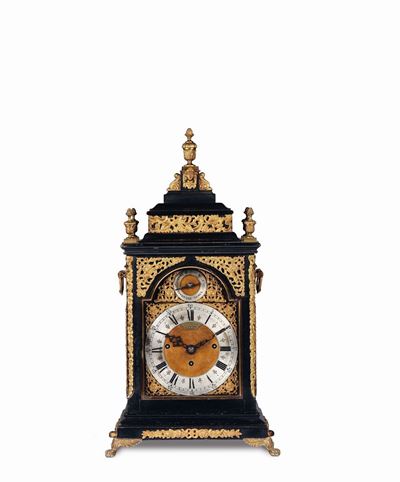 Pendola da Tavolo Bracket Inglese Firmata J.wood London, Inghilterra Fine XIX Secolo