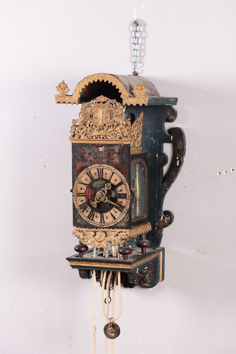 Pendola da Parete con Mensola, Olanda XIX Secolo