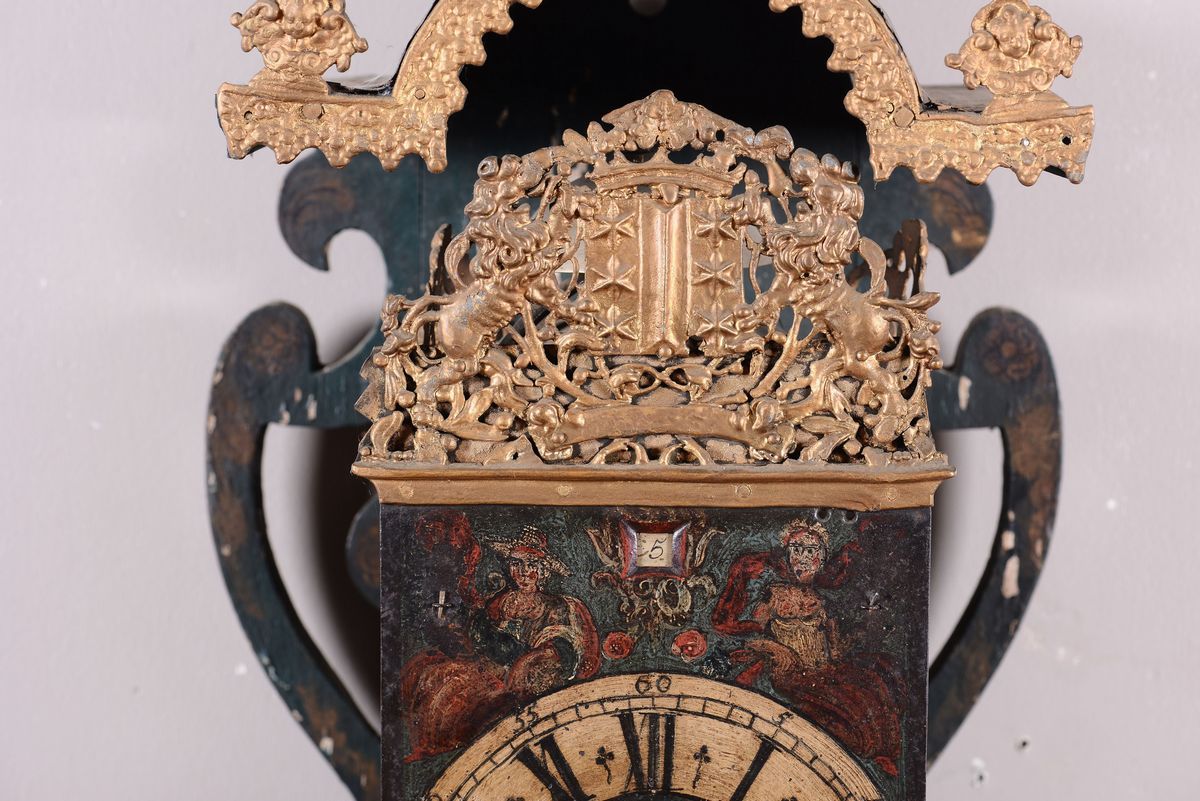Pendola da Parete con Mensola, Olanda XIX Secolo