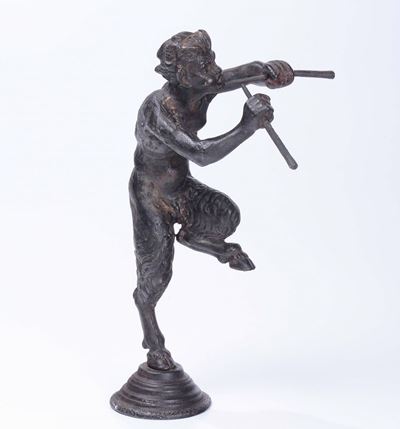 Scultura in Bronzo Raffigurante Fauno