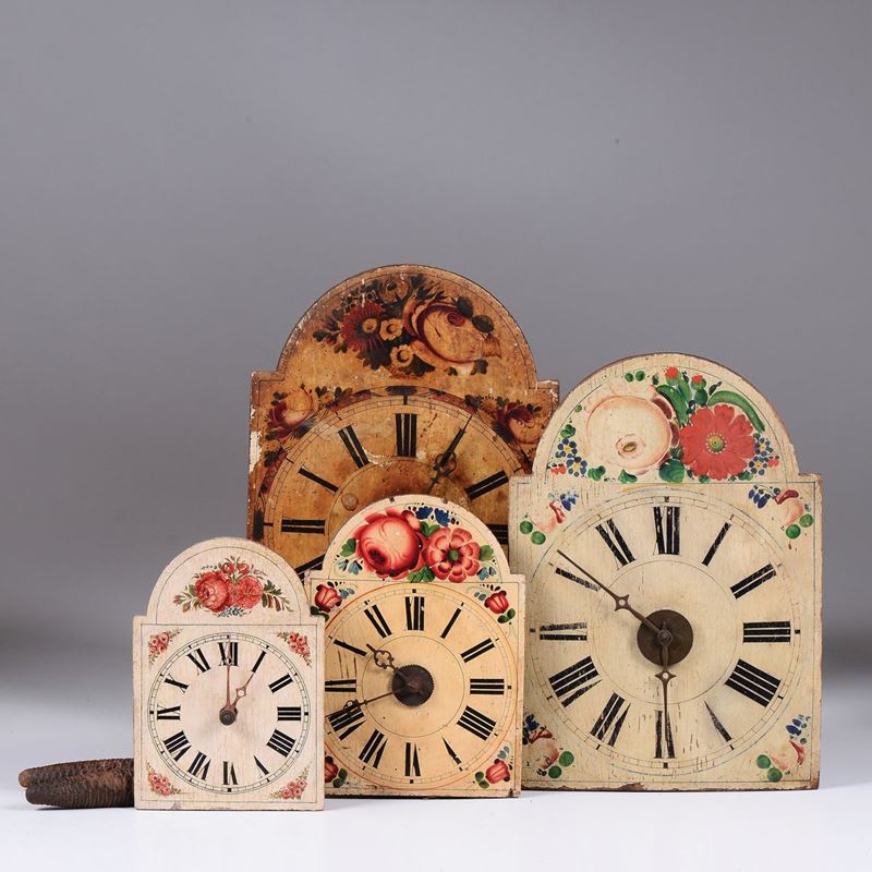 A Lot of 4 Seva Nero clocks  - Auction Table Clocks - Cambi Casa d'Aste