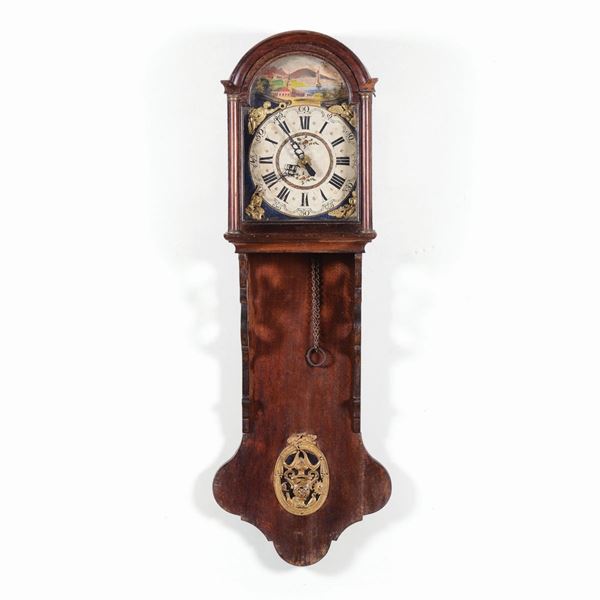A dutch wall clock, 19th century