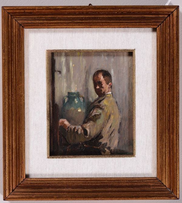 Armando Barabino (1883-1970) Autoritratto, 1928