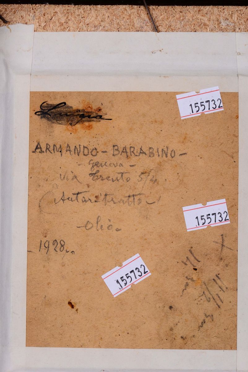 Armando Barabino (1883-1970)autoritratto, 1928