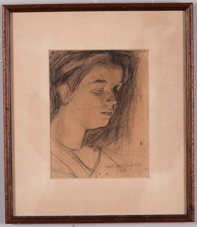 Alberto Helios Gagliardo (1893-1987)ritratto Femminile