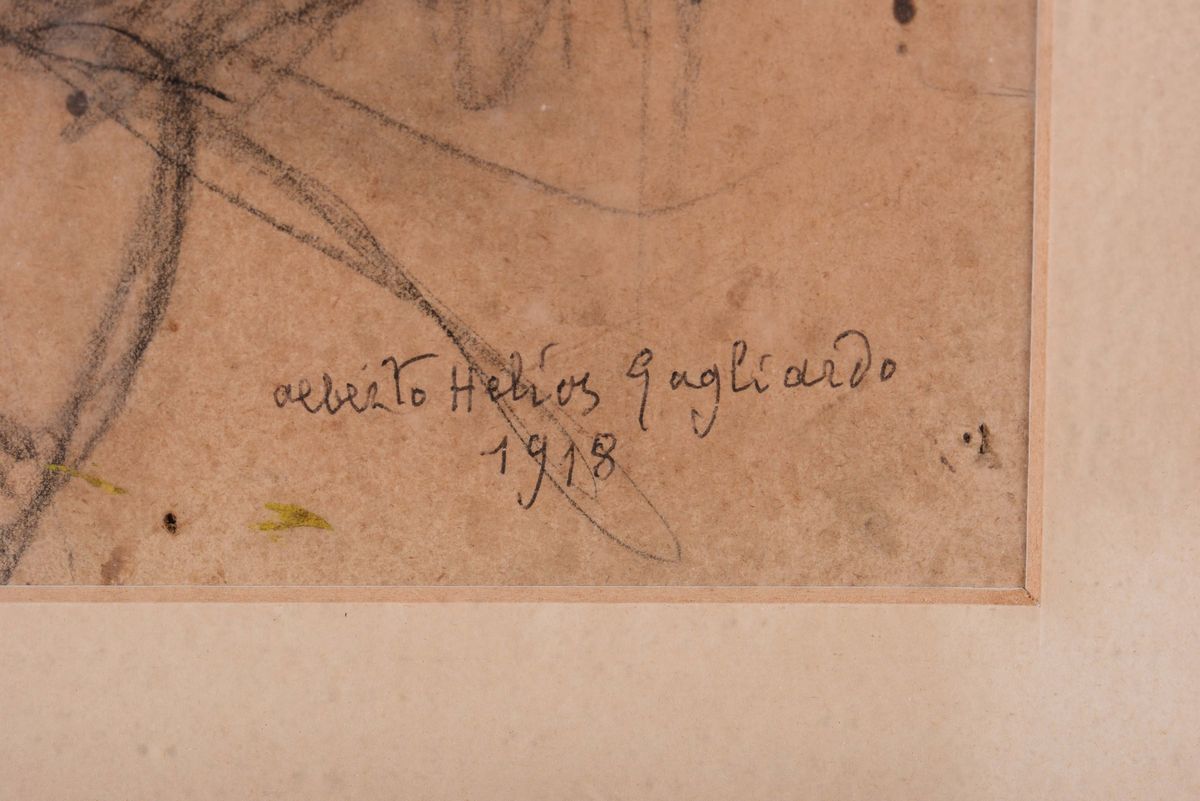 Alberto Helios Gagliardo (1893-1987)ritratto Femminile