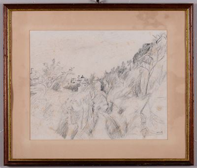 Alberto Salietti (1892 - 1961)paesaggio