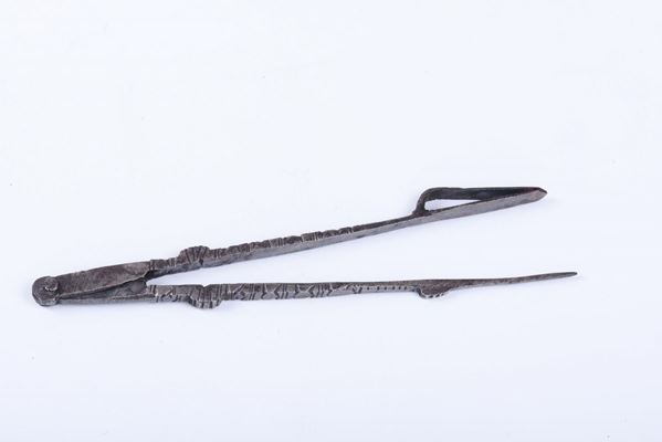 Compasso da disegno in ferro battuto, XVII secolo