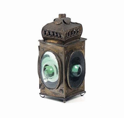 Lampada a Candela da Viaggio, Germania XVII Secolo