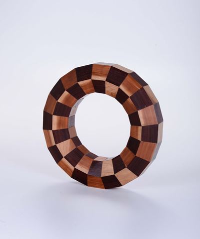 Mazzocchio di Vario Colore del Legno (ciliegio e Padouk).