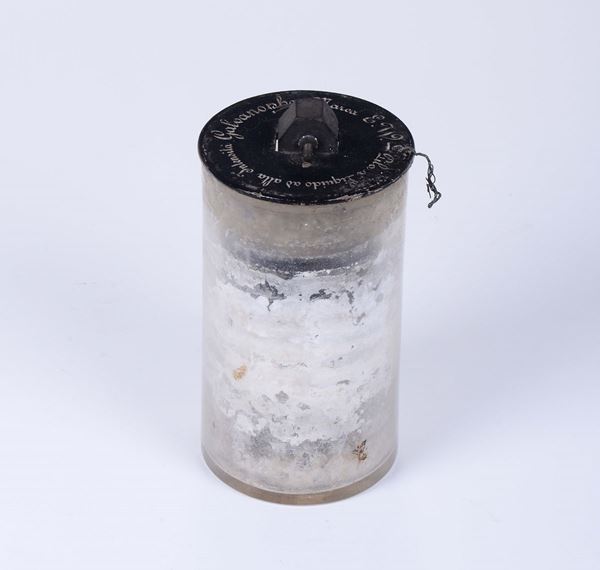 Pila a liquido ad alta intensità tipo Leclancè’, “Galvalophor, marca  E. G.“, Italia 1900 circa