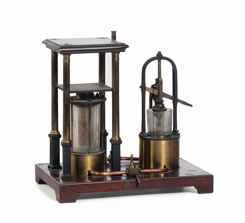 Pressa idraulica su base di legno  - Auction Maritime Art and Scientific Instruments - Cambi Casa d'Aste