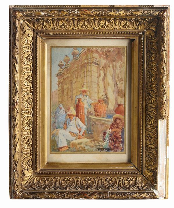 Henri Cayon (1878-?) Personaggi e architetture