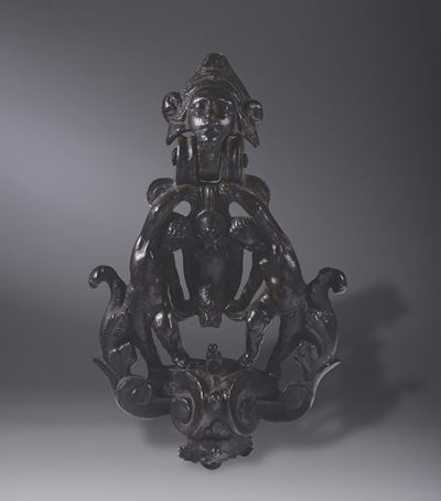 Battente in Bronzo Fuso e Cesellato, Arte Veneta del XVI-XVII Secolo