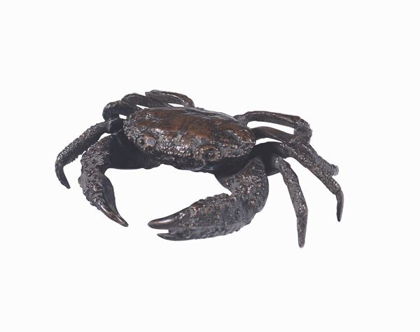 A bronze crab, 16th-17th century