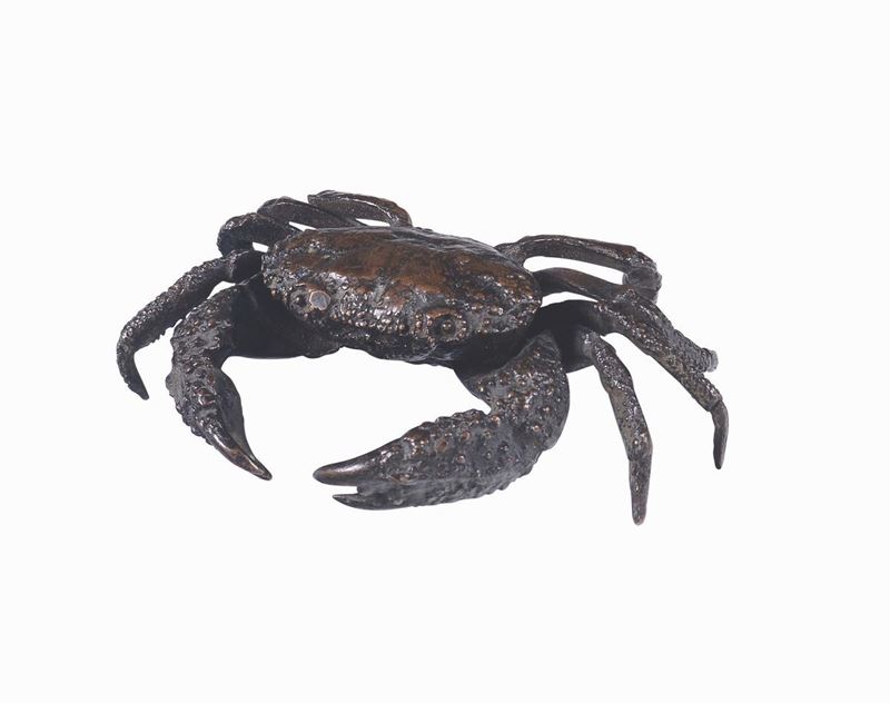 A bronze crab, 16th-17th century  - Auction Sculpture and Works of Art - Cambi Casa d'Aste