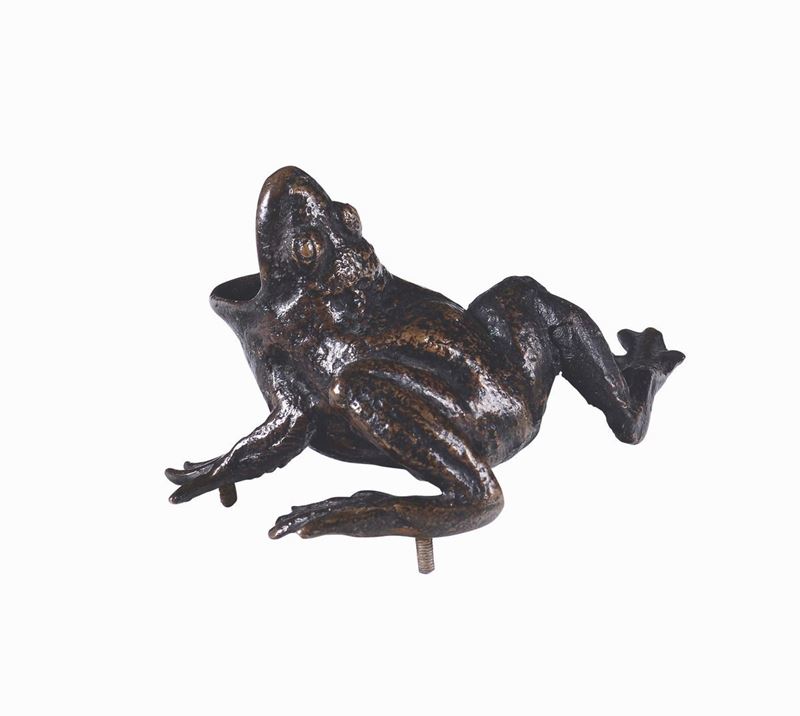 A bronze frog, 16th-17th century  - Auction Sculpture and Works of Art - Cambi Casa d'Aste