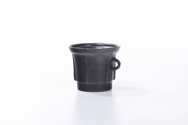 Mortaio costolato in bronzo, XVI-XVII secolo