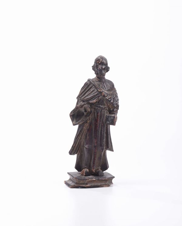 Scultura in legno raffigurante profeta, XVIII secolo