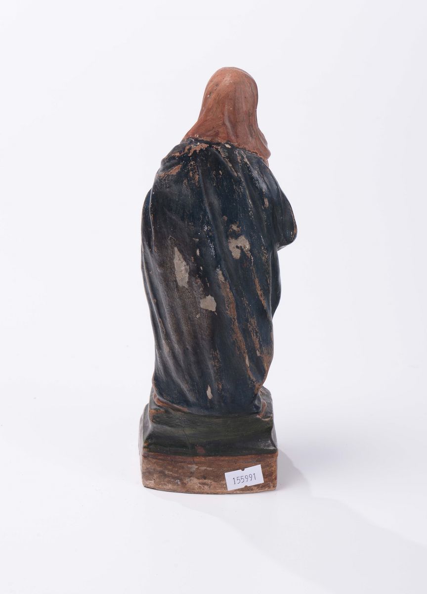 Madonna in Terracotta Policroma, XVIII Secolo