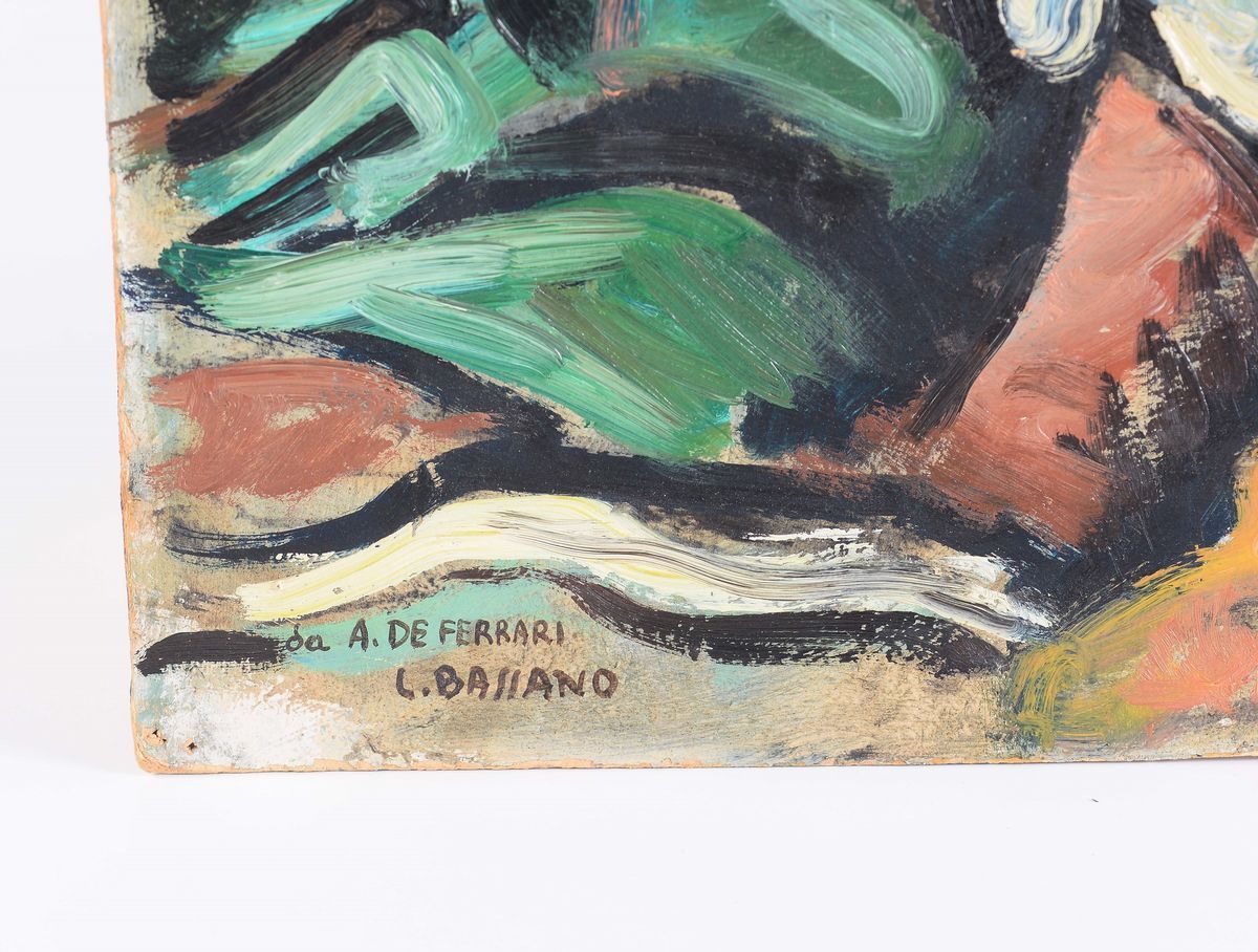 Luigi Bassano (1900-1989)omaggio Ad Andrea De Ferrari