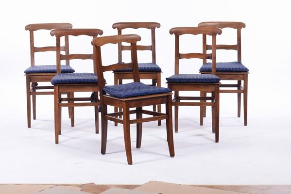Lotto di sei sedie, XX secolo
