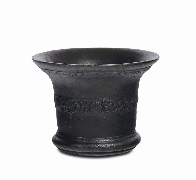 Grande mortaio in bronzo,XVI-XVII secolo  - Asta Antiquariato - Cambi Casa d'Aste