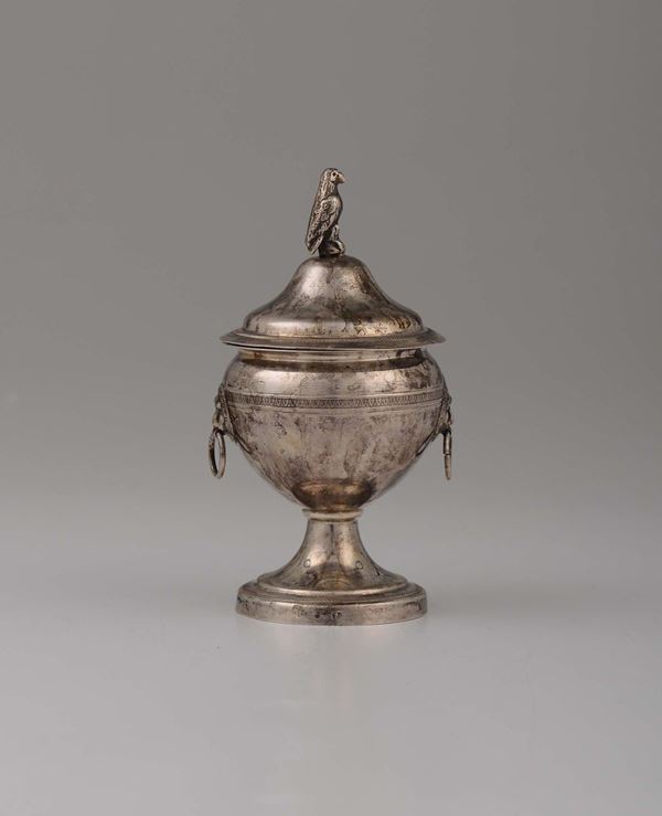 A silver soup bowl, Naples, first half of the 19th century