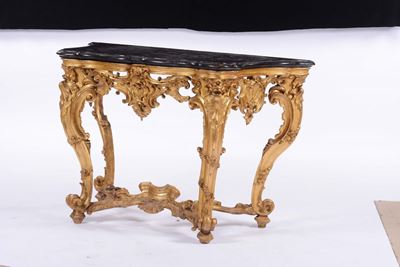 Console in Stile Barocchetto, Genova XIX Secolo